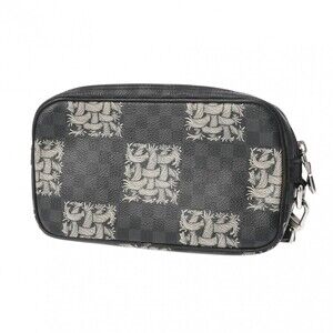 Louis Vuitton Shoulder Black Graphite Volga Bag Christopher Nemeth Damier